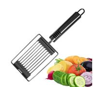 Slicers de tomates pour un usage à domicile, Slicer de tomate | Cutter de jambon à œufs à œufs durs,Processeur de fromage, gadgets de cuisine, hachoir d'oignon avec poignée, outil de tranchage pour co