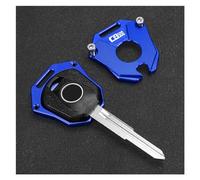 Sliceto Étui de protection des clés Pour Hon@&da CB650 CB650F CB 650 CB 650F CB 650 650F 2014-2024 Moto Accessible Clé Couvercle Capuchon Clés Étui Coque Protecteur(Blue-CB500)