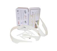 Slick Collar Collier de chemise réglable Bonus Ensemble de 3 pièces avec supports de col pour homme et femme avec collier fin et boîte en métal EDC