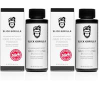 Slick Gorilla Hair Styling Powder 20g - Poudre De Coiffage - Finition Mate (Lot de 2)