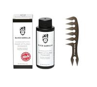 Slick Gorilla Pack Coiffure Hommes - Peigne Texture & Poudre Coiffante 20 ml, Finition Mate, Volume & Texture Instantanés