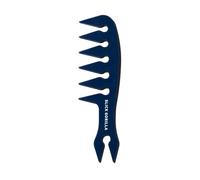 Slick Gorilla Texture Comb Football Edition voor mannen en vrouwen - carbon wide-tooth kam. Geschikt voor steil, golvend en krullend haar. Voegt textuur, volume, vorm en controle toe stylingproduct.