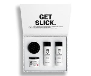 Slick Gorilla The Care Box Set, Hair Care Gift Set Includes 2 in 1 shampoo, Detox Shampoo, Scalp Scrub, & Scalp Brush for Straight, Wavy, Curly Hair Products