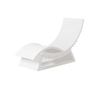 SLIDE bain de soleil chaise longue TIC TAC (Blanc lait - Polyéthylène)