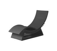 SLIDE bain de soleil chaise longue TIC TAC (Gris - Polyéthylène)