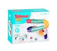 Slide Bath Toy - Creative Shower Play Set, Wall Mounted Bathtub Slide, Funny Educational Interactive Kids Toys | Safe Water Toy for Home Fun Bath Time Learning and Sensory Development