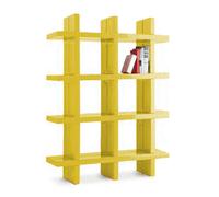 SLIDE bibliothèque MY BOOK 3x4 (Jaune - Polyéthylène)