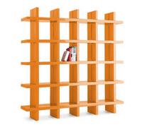 SLIDE bibliothèque MY BOOK 5x5 (Orange - Polyéthylène)