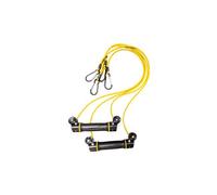 FINIS Cord Slide Dryland Swimming and Sports Training Exercise Bands with Rotating Handles, 7mm Resistance, Yellow Unisex-Adult, Yellow-7mm