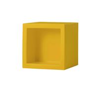 SLIDE élément modulaire OPEN CUBE 43 cm (Jaune - Polyéthylène)