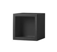 SLIDE élément modulaire OPEN CUBE 43 cm (Noir - Polyéthylène)