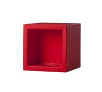 SLIDE élément modulaire OPEN CUBE 43 cm (Rouge - Polyéthylène)