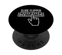 Slide Flipper Minimalist Church Media Volontaire PopSockets PopGrip Adhésif
