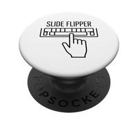 Slide Flipper Minimalist Church Media Volontaire PopSockets PopGrip Adhésif