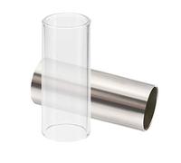 Slide Guitare, XCOZU Protection Joint de Doigt Anti-Douleur pour Slider Guitaren 2 pièces Guitare Slider,Glass et Guitar Steel Slide pour Débutants et Professionnels dans la Boîte pour Basse