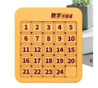 Slide Puzzle - Bloc Coulissant Magnétique | Numéro De Diapositive PP 6x6, Jeu D'apprentissage De Casse-tête, Jouet De Blocs Logiques Pour , Planche Coulissante À Chiffres, Pour Garçons Et Fille