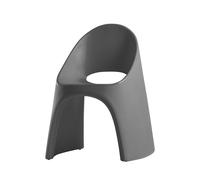 SLIDE set de 2 chaises AMELIE (Gris - Polyéthylène)