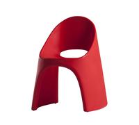 SLIDE set de 2 chaises AMELIE (Rouge - Polyéthylène)
