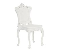 SLIDE set de 2 chaises PRINCESS OF LOVE (Blanc lait - Polyéthylène)