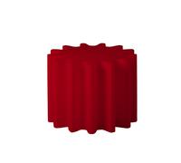 SLIDE table basse / tabouret GEAR (Rouge - Polyéthylène)