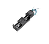 Slide Table Linear Guide Rail Stage Sliding Table Motor Drive Kit Electric Linear Module(150mm Stroke,1mm Pitch)