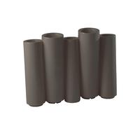 SLIDE vase BAMBOO (Chocolat / Gris - Polyéthylène)