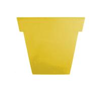 SLIDE vase étroit IL VASO (Jaune H 55 - Polyéthylène)