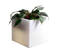 SLIDE vase lumineux Q-POT LIGHT (Blanc - Polyéthylène)