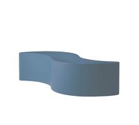 SLIDE vase WAVE POT (Bleu poudre - Polyéthylène)