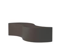 SLIDE vase WAVE POT (Chocolat / Gris - Polyéthylène)