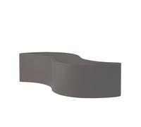 SLIDE vase WAVE POT (Gris argille - Polyéthylène)