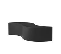 SLIDE vase WAVE POT (Noir - Polyéthylène)