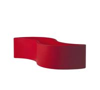 SLIDE vase WAVE POT (Rouge - Polyéthylène)