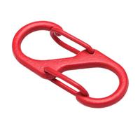 Slidelock Porte-mousqueton double en métal avec verrouillage de portail Mousqueton Organisateurs clés Accessoires de camping Petits clips