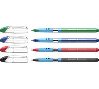 Slider Basic (Extra Wide Tip (Xb)) Pack Of 4 (Black/Green/Red/Blue)