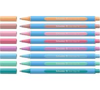 Slider Edge Pastell Xb Ballpoint Pen (Triangular Pens With Line Width Xb) 8 Assorted Pieces