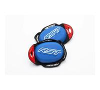 RST Moto – Curseurs de genou Factory Reverse Velcro Bleu