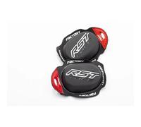 RST Moto Curseurs de genou Factory Reverse Velcro Rouge/Noir