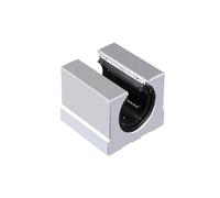 Slider, Linear Bearings Aluminium Open Ball Bearings Sliding Block for 12/16/20/25/30/35/40/50UU Linear Rail(SBR50UU)
