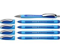 Slider Memo Xb And Slider Rave Xb Ballpoint Pen (With Case, Ink Colour: Blue), 4 + 1 Piece