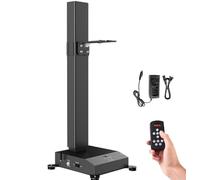 Slider Vertical motorisé pour caméra, système Automatique de Levage et d'inclinaison avec télécommande, Course Verticale de 50 à 500 mm, Charge Max. 10 kg, 10 Positions préréglées