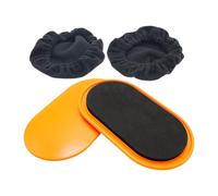 Sliders d'exercice - Disques de fitness de 22,9 cm | PP+EVA Glider Pads - Appareil d'entraînement Core pour hommes et femmes avec couvre-pieds - Ces patins polyvalents assurent des mouvements fluides