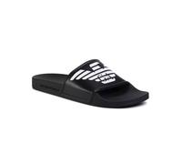 Sliders Emporio Armani pour hommes avec logo, noir 44