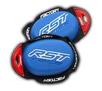 RST Moto – Curseurs de genou Factory Reverse Velcro Bleu