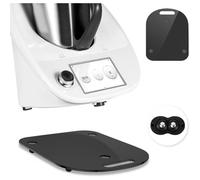 Sliding Board for Thermomix TM6 TM5, Matt Acrylic Sliding Board with Handle for Thermomix TM6, Stable and Easy to Move, Black