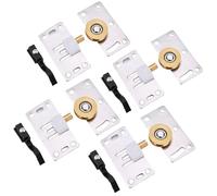 Sliding Door Castors, 4 Set Sliding Door Closet, Cupboard Door Pulley, Furniture Sliding Wheels, for Cabinets, Wardrobes, Windows, Sliding Doors