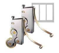 Sliding Door Rollers 2PCS Stainless Steel Gate Track Replacement Wheels