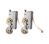 Sliding Door Rollers 2PCS Stainless Steel Gate Track Replacement Wheels