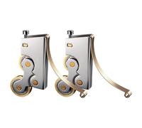 Sliding Door Rollers, Gate Slider Hardware, Patio Replacement Utility, Compact Household Accessory, 2 Piece Set, for Repair Home Bathroom Porch Bedroom Closet Garage Patio Setup