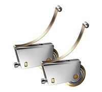 Sliding Door Rollers, Gate Slider Hardware, Patio Replacement Utility, Compact Household Accessory, 2 Piece Set, for Repair Home Bathroom Porch Bedroom Closet Garage Patio Setup